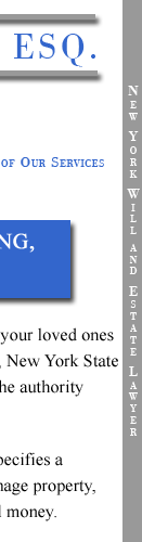 Irene F. Parrino, Esq. offers superior, professional legal counsel at reasonable fees.