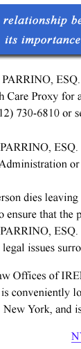 New York City Estate settlement and administration